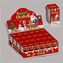 24pcs Christmas Decoration Set, Interactive Doll Game, Cute Holiday DIY Backpack Hanging Decor & Handmade - Party Surprise Christmas Gift | Colorful Character Design | Durable Plastic Keychain