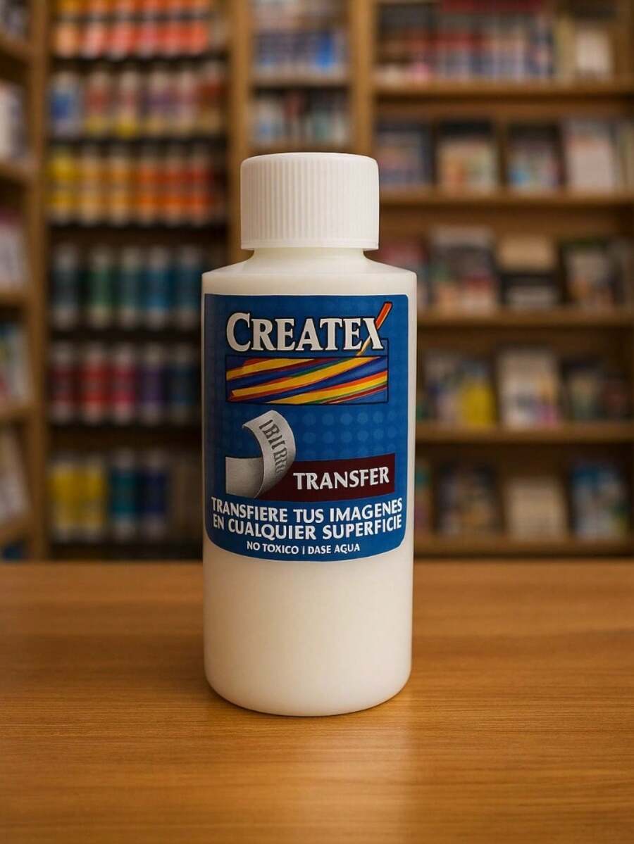 Transfer para transferir tu impresion en cualquier superficie Createx 120ml papel transferencia térmica decal transferencia manuales artesanía diseño creativo hogar accesorios manualidades pintura - Transfer Createx - Ver 1