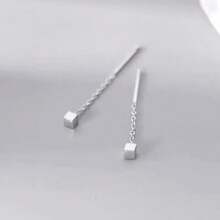 3 Pairs Minimalist Chic Earrings, Geometric Earrings, Versatile Earring Chain