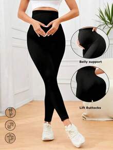 女士孕妇紧身裤，孕妇瑜伽裤，运动服，健身紧身裤