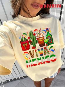 Women T-Shirts - 杏色 - 查看 1