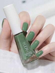 10ml 水性指甲油，快干，持久，可剥离，透明，无味，适合学生和美甲沙龙，非常适合女性和女孩 - 适合春、夏、秋、冬的新款指甲油 - 薄荷綠 - 查看 7