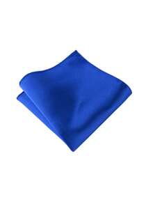 1pc Solid Color Pocket Square, Suit Handkerchief, Wedding Party Formal Accessories - Multicolor - View 18