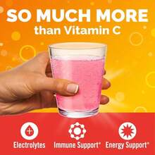 Emergen-C 1000mg Vitamin C Powder For Daily Immune Support Caffeine Free Vitamin C Supplements With Zinc And Manganese, B Vitamins And Electrolytes, Super Orange Flavor - 30 Count - Flavor NameD - 查看 3