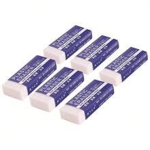 1pc/6pcs/16pcs/23pcs Simple White Eraser, Special Eraser For Exam, Pencil Writing, Wipe Clean Without Leaving Traces Creative Stationery Office Gifts,3.8cm*1.8cm Back To School