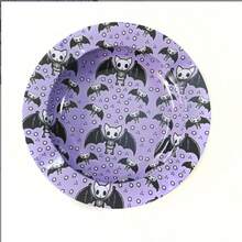 1 件时尚图案烟灰缸，马口铁烟灰储存盘，吸烟配件。，返校用品 - 彩色 - 查看 23