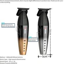 Wmark Hair Trimmer Best Electric Clipper Cordless Trimmer Men Clipper Fast Charging Ultra Long Standby Hair Trimmer 2-Speed Adjustments Trimmer USB Rechargeable Clippers Professional Grooming NG-325