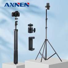 TOKQI 2M Professional Universal Phone Tripod & Light Stand, 3kg Load Capacity Adjustable Support For Ring Light, Photography Lights, Smartphones, Small Cameras