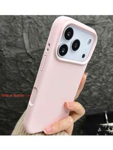 1 قطعة غطاء هاتف محمول من السيليكون السائل ذو لون الحلوى الفاخر مع زر AI متوافق مع هواتف 17 AIR 16 15 14 13 12 11 Pro Max Plus | حماية رقيقة للغاية مقاومة للصدمات | هاتف محمول