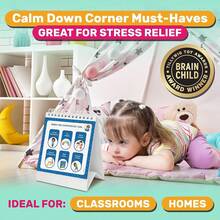 YLDR Feelings In Control Flip Book, Emotion Chart, ADHD Kids, Calm Down Corner Supplies, Preschool Learning Activities, Self Regulation Kids - 1 - View 6