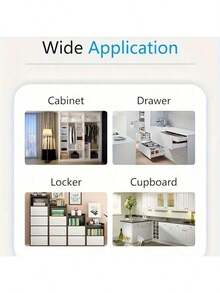 Fingerprint Smart Lock, Fingerprint Smart Drawer Lock, Mini Fingerprint Lock, Cabinet Lock, Office Drawer Lock, File Cabinet Fingerprint Lock, Powered By 3 AA Batteries Or Type-C Interface