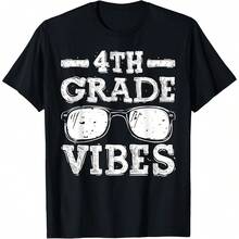 Back To School 4th Grade Vibes, First Day Teacher Gift Unisex T-Shirt