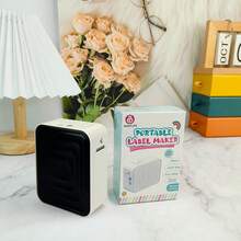 Marklife Label Maker Machine, M1 Portable Handheld Bluetooth Mini Label Printer, Multiple Templates For Smartphone Thermal Small Label Maker Rechargeable Easy To Use For Home Office School, With 12x40mm Label