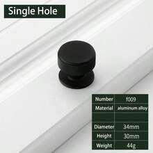 4pcs Cabinet Pull Handles - Brushed Aluminum Metal Handles - Painted Finish, Cabinet Metal Furniture Knobs, Durable Kitchen Cabinet Drawer Pulls, With Screws - Multicolor - View 13