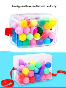 32 peças/Conjunto Caixa de Bolas de Chocalho de Ovo, Objeto Cênico Divertido para Trabalho em Equipe para Festa Corporativa, Reunião Anual, Atividades em Grupo, Jogo de Punição