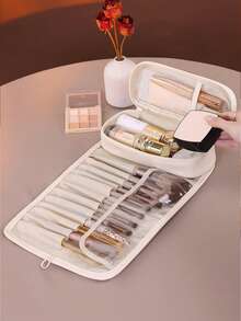 Portable Makeup Brush Storage Box, Travel Makeup Brush Bag, Makeup Brush Case, Multifunctional Foldable Professional Cosmetic Organizer Pouch Bag,Room Decor, Bags,Makeup Bag,Vanity,Travel,Make Up Bag,Travel Essentials,Organizer,Storage,Travel Essential,Makeup Organizer,Makeup Bags,Make Up Organizer,Organiser,Toiletry Bag,Desk Organiser,Cosmetic Bag,Makeup Pouch,Make Up Organize,Vanity Accessories,Make Up Pouch,Make Up Bags