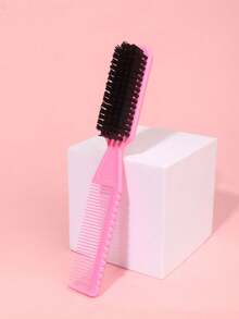 4pcs/Set Hair Styling Comb Set For Kids, 2-In-1 Teasing Comb, Highlighting Tail Comb, Eyebrow Brush - Multicolor - View 6