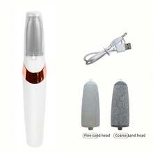 Electric Foot Scrubber - Rechargeable - Professional Pedicure Tool With 2-In-1 Coarse And Fine Head, 300mAh Li-Ion Battery, USB-C Fast Charging, Portable Foot Care Device, Beige - Perfect For Home Use, Travel Kit, And Gift - Multicolor - View 15