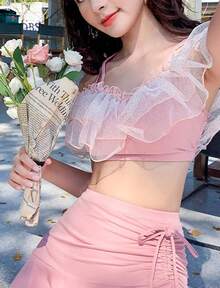 Women Bikini Sets - 粉色 - 查看 5