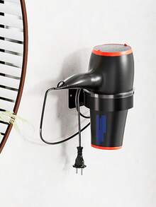 1个多功能吹风机支架，壁挂式吹风机收纳架，浴室吹风机架，吹风机整理架，浴室配件，浴室收纳整理 - 彩色 - 查看 11