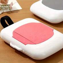 便携式湿巾盒，采用优质材料制成，重量轻，适合旅行、户外、露营 - 彩色 - 查看 6