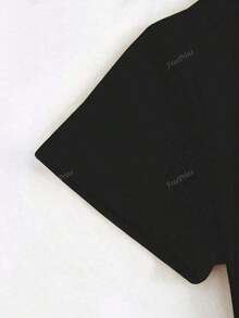 1pc camiseta de mujer y hombre, Día de los Muertos, conjunto de pareja, tela transpirable, unisex, cuello redondo, manga corta, longitud regular, adecuada para todas las estaciones, lavable a máquina, camiseta cómoda - Negro - Ver 4