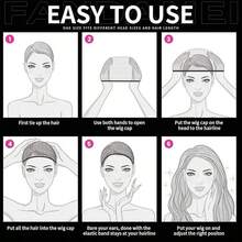 1/3/5/10 Piezas Gorros de peluca de nailon elástico y extensible para pelucas frontales de encaje, gorros de peluca de malla HD para mujeres, para peluquería, hogar, actuaciones, bodas, todo el año