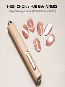 1pc/2Pcs 4 In 1 Strong Cat Eye Gel Nail Magnets, Multi-Function UV Gel Polish Flower Nail Art Tools Magnetic Sticks For Home Salon Manicure DIY,Nail Supplies,Nail Tools,Nail Art Tools,Back To School,Nails,Nail Tools For Press On Nails,Manicure Pedicure Tools,Friend Gifts, Female Gifts, Halloween Supplies, Travel Supplies, Christmas Supplies