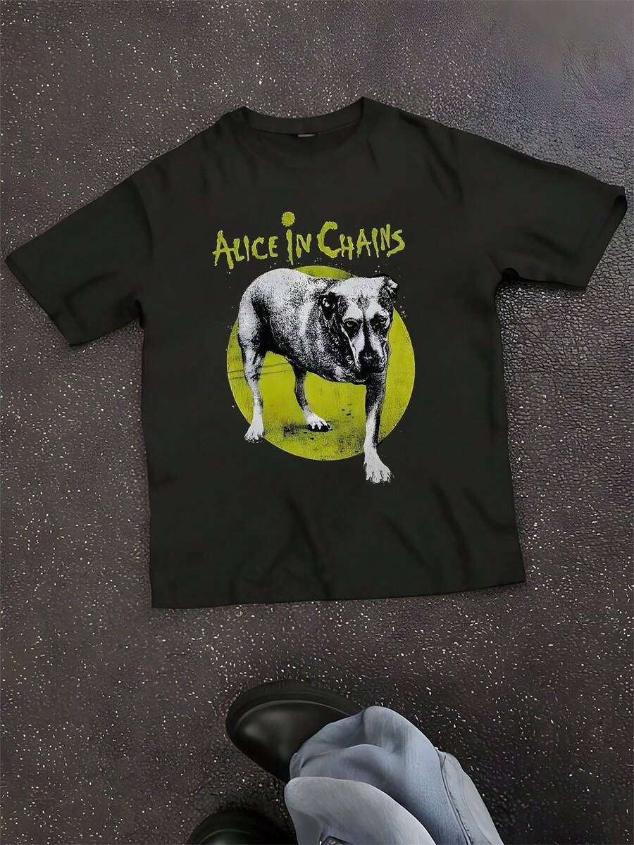 Alice In Chains Unisex TShirt ThreeLegged Dog 2 Small - Black - View 1