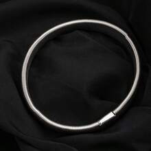 1件/2件/4件装男女通用熨烫式衬衫袖口松紧带，防滑金属袖扣，耐用免洗臂带，男女皆宜，派对、节日用品 - 彩色 - 查看 9