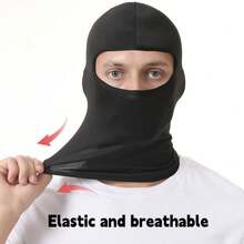 Passamontagna integrale per attività all'aperto - Copricapo invernale per sci e ciclismo, elastico e traspirante, passamontagna unisex con scaldacollo per uomini e donne, sport all'aperto e viaggi, copertura completa del viso