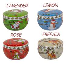 4 Peças Conjunto de Velas Perfumadas de Papai Noel e Boneco de Neve de Natal, Adequado para Leitura, Meditação, Ambientação e Banho, Ótimo para Presentes de Aniversário, Presentes de Velas Perfumadas para Mulheres, Velas de Natal Decoração de Casa Decorações de Natal Decoração de Quarto, Presentes de Natal