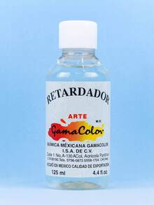 Retardador gama color 120ml aditivo para pintura ayuda a retardar secado artístico bricolaje técnicas húmedo eficiente compatible diversas marcas - Retardador Gama Color - Ver 1