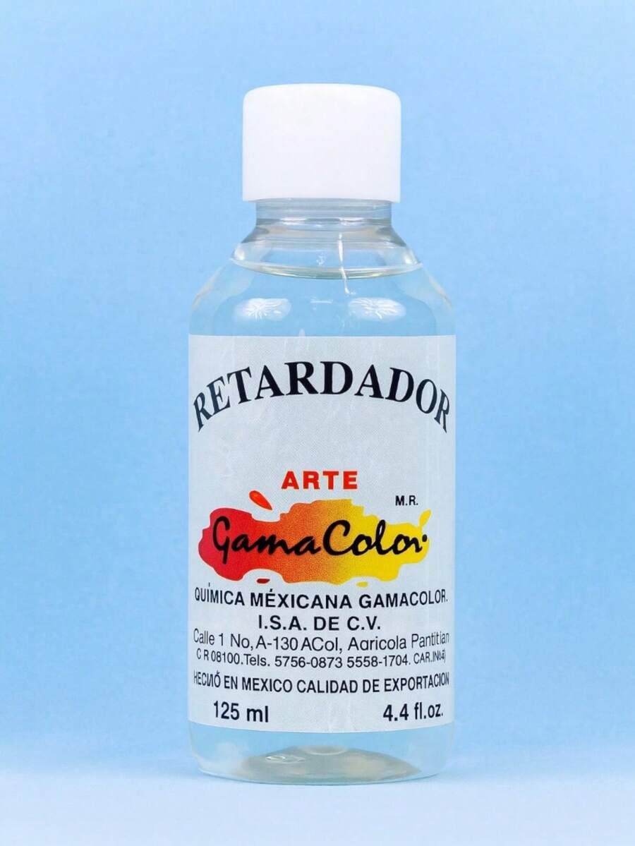 Retardador gama color 120ml aditivo para pintura ayuda a retardar secado artístico bricolaje técnicas húmedo eficiente compatible diversas marcas - Retardador Gama Color - Ver 1