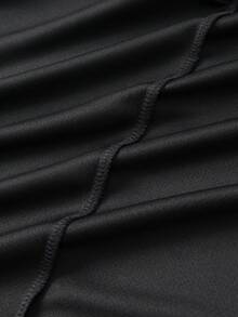 Herren Langarm Crew Neck Trainings T-Shirt mit Buchstaben-Muster