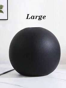Gold Sphere Vase Set, Modern Ceramic-Look Decorative Vase, Suitable For Dining Table Decor And Home Decoration, Room Decor Glass Vase - Multicolor - View 9