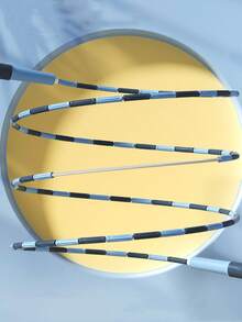 1pc 2.8M Bamboo Segmented Jump Rope, Fitness Jump Rope For Men And Women Weight Loss