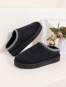 Botas de nieve para mujer 2025, con forro térmico y suela gruesa para mantener el calor en invierno