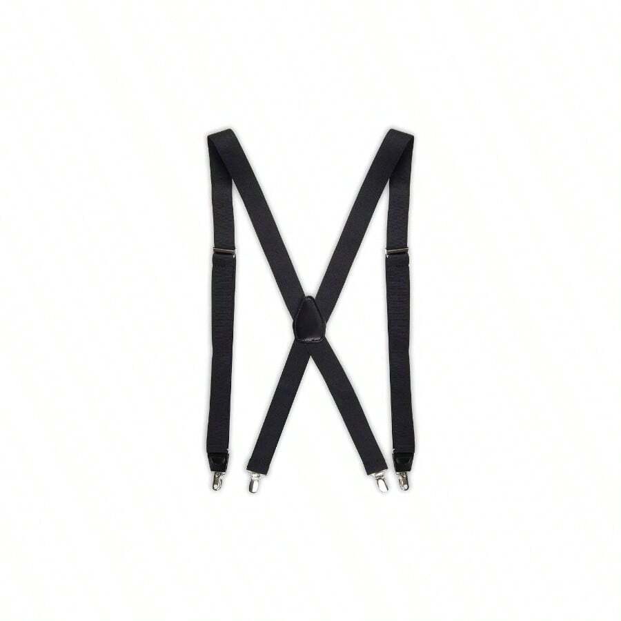 Tirantes Hombre, Corte Casual - Talla Única + Negro - Ver 1