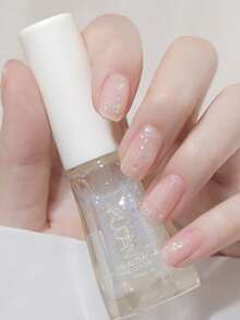 2026新款健康水性指甲油，快干、持久、可剥离、透明，无异味，适合学生和美甲沙龙使用，10毫升，适合春、夏、秋、冬四季，是情人节、万圣节、圣诞节、新年、生日送给女性和女孩的最佳礼物。 - 無色 - 查看 7