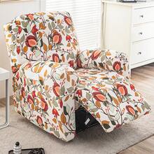 Stretch Recliner Chair Cover 3-Pieces Recliner Covers For Recliner Chair With Pockets Soft Jacquard Reclining Chair Cover Furniture Protector With Elastic Straps Bottom (1 Seater) - Lush - View 6
