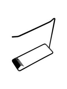 Black & White Metal Nail Polish Display Fan Rack, Nail Art Sample Card Storage Holder, Nail Polish Organizer, Nail Design Display Shelf, Nail Art Tools