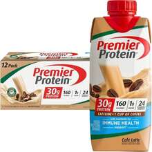 Premier Protein Protein Shake, Vanilla, 30g Protein, No Added Sugar, 11 Fl Oz Pack Of 12 (Packaging May Vary) - Tên hương vịA - Xem 1