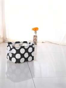 1 Piece Fabric Storage Box, Desktop Organizer For Cosmetics, Books, Dolls, Underwear Storage Basket