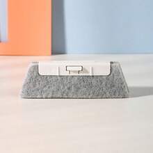 1 pieza Cepillo de limpieza de ranura de alféizar de ventana, herramienta de limpieza de vidrios de ventana para rieles y grietas