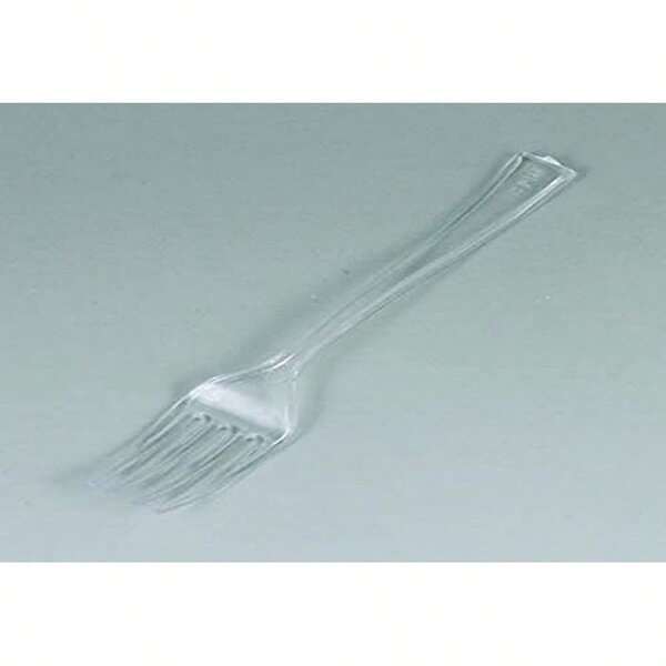Mini tenedores transparentes para aperitivos - Tenedores de plástico desechables de 9,product cm para fiestas product eventos - Paquete de 50