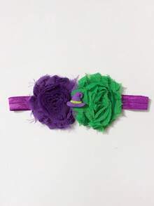 1pc Halloween Baby Headband, Cute & Funny Sunflower Children Hair Band, High-Quality Halloween Baby Hair Accessory, Creative Holiday Atmosphere Decor