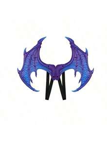 全新升级版 RP 龙套装万圣节装饰龙翼尾面具套装角色扮演圣诞节、万圣节、感恩节复活节礼物万圣节礼物 | 龙战士全套服装，万圣节主题服装，派对服装，包括面具 + 翅膀 + 尾巴，5 种颜色可选 - 彩色 - 查看 16