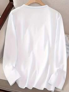 Fall Cothes For Women Fun "Witches Be Crazy" Witch Hat Graphic Tees Halloween Costume, Daily Casual Round Neck Long Sleeve T-Shirt,Going Out Tops Women,Women's Printed Tops Suitable For Outdoor Or Home