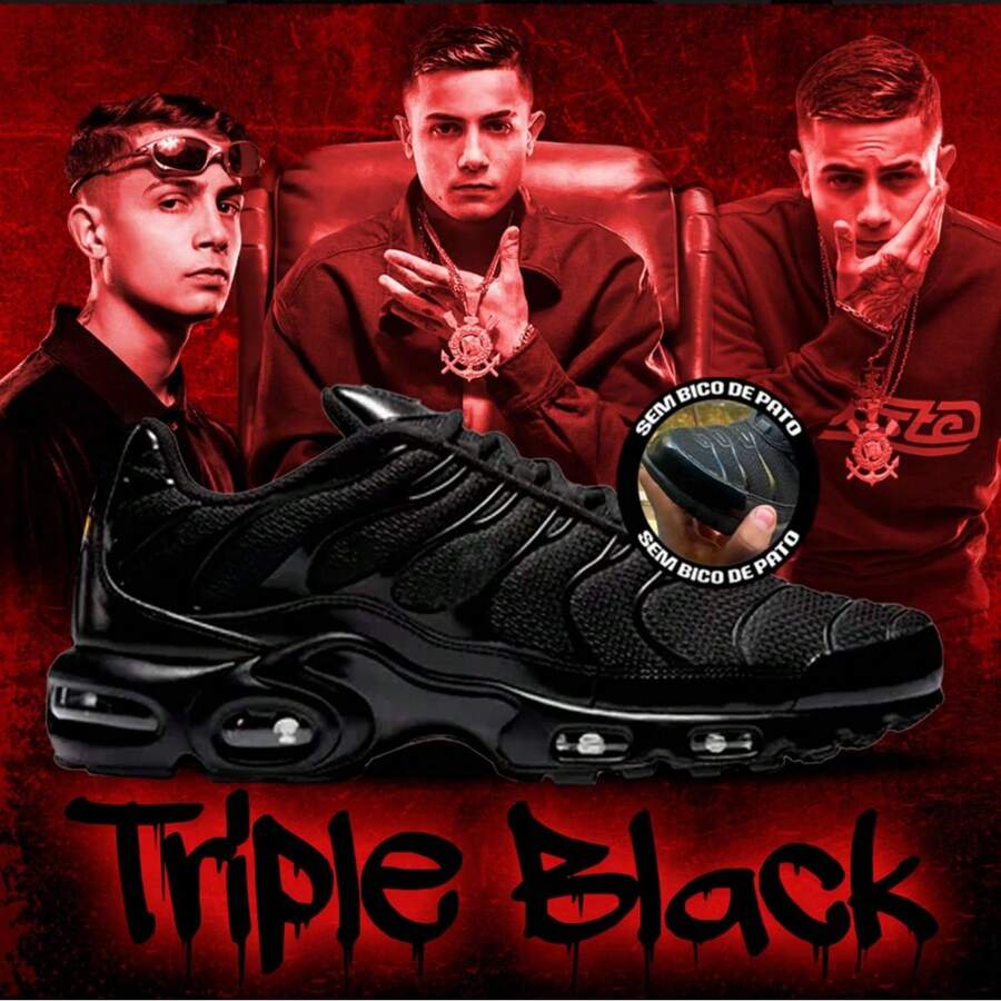 Mega Promotion Air TN Plus Max Premium Vapor Bubble Sneakers Shock Absorber Springs Party Gym And Fitness Outdoors. - 黑色的 - 查看 1